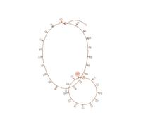 Purelei - Confident Collana e bracciale 100% acciaio inossidabile Set gioielli 1 pieces Marrone chiaro unisex