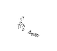 Purelei Coral Cove - Orecchini corallo con zirconi bianchi - Acciaio inossidabile placcato oro 18 K - 3,2 g - Combinabili con catena, anello e bracciale - Impermeabili, Normal, Acciaio inossidabile