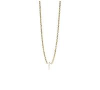 Purelei Create Moments, catena regolabile, zirconi e vera perla d'acqua dolce, acciaio inossidabile e placcatura in oro 14 K/18 K, simbolo di bellezza, intramontabilità e momenti speciali, Eine Grösse