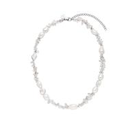 Purelei - Crystal Wave Collana 100% acciaio inossidabile Collane 1 pieces Grigio female