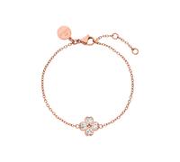 Purelei Cuore Bracciale - Elegante Bracciale Con Ciondolo A Forma Di Shamrock, Zirconia Cubica, Cuore, Ancora, Catena, Eine Grösse, Acciaio inossidabile, Agata