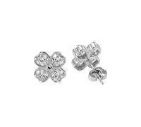 Purelei - Cuore Orecchini 100% acciaio inossidabile 1 pieces Grigio unisex