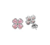 Purelei - Rosa Cuore Orecchini 100% acciaio inossidabile 1 pieces Grigio unisex