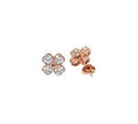 Purelei - Cuore Orecchini 100% acciaio inossidabile 1 pieces Marrone chiaro unisex