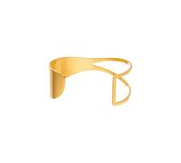 Purelei Elegance Armcuff - moderno bracciale con elegante design a linee, resistente all'acqua - in acciaio inossidabile, placcato oro 14K, placcato oro rosé 18K o argento, Eine Grösse, Acciaio