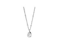 Purelei® Elegante collana vintage - Collana in acciaio inox dorato con zirconi bianchi 50/55 cm regolabile, Länge: 50-55 cm, Acciaio inossidabile, Abalone