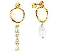 Purelei - Elua Orecchini di perle 100% acciaio inossidabile 1 pieces Marrone chiaro female