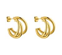 Purelei - Eono Orecchini a cerchio 100% acciaio inossidabile 1 pieces Marrone chiaro female