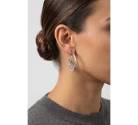 Purelei Fascination - Orecchini da donna con ciondolo a forma di loto, eleganti orecchini a cerchio in acciaio inox, orecchini pendenti in filigrana, orecchini moderni, discreti, regalo per donne