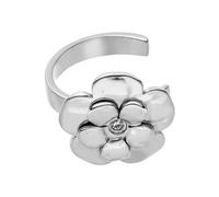 Purelei - Fiore Earcuff 100% acciaio inossidabile Orecchini 1 pieces Grigio unisex