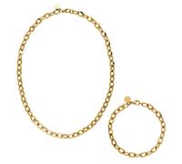 Purelei - Flowing Set di gioielli 100% acciaio inossidabile Set gioielli 1 pieces Marrone chiaro unisex