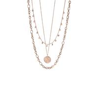Purelei Hanalei Set di collane - Set di gioielli da donna in 3 pezzi con catena Malihini, Zodiac e Fashion Show - in acciaio inossidabile, impermeabile, regolabile 35-55 cm - Oro/Argento/Oro rosa, 55