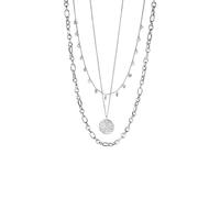 Purelei Hanalei Set di collane - Set di gioielli da donna in 3 pezzi con catena Malihini, Zodiac e Fashion Show - in acciaio inossidabile, impermeabile, regolabile 35-55 cm - Oro/Argento/Oro rosa, 55