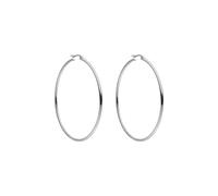 Purelei - Hoops Orecchini 100% acciaio inossidabile 1 pieces Grigio female