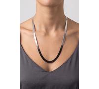 Purelei I'lalo - Collana a serpente larga in acciaio inox - placcato oro 14 K/18 K - Lunghezza 45/50 cm - 6,2 mm - 23 g - Statement Basic - Impermeabile