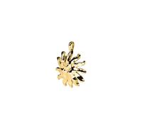 Purelei Iconic Sun Charm - Ciondolo con superficie strutturata - Acciaio inossidabile placcato oro 14 K/18 K - 29,5 x 36,6 mm - Combinabile con collane e bracciali - Impermeabile, 20 mm x 21 mm x 3,2