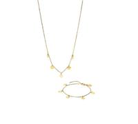 Purelei Kalea Set regalo - Collana e bracciale - Set di gioielli da donna con scatola regalo - Acciaio inossidabile impermeabile regolabile - oro/argento/oro rosa, Eine Grösse, Acciaio inossidabile