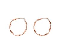 Purelei - Ke Kai Orecchini a cerchio 100% acciaio inossidabile 1 pieces Marrone chiaro female