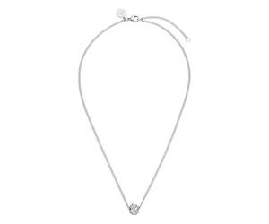 Purelei® Knot Kette - Ciondolo simbolico con nodo per connessione e coesione - 40/45 cm - Placcato oro 18K, placcato oro rosa o in acciaio inossidabile - Ciondolo mobile - Collana da dichiarazione