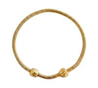 Purelei LEI - Bracciale con ciondolo a forma di serpente, X-Large, Acciaio