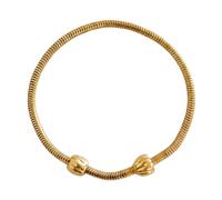 Purelei - LEI Charm S-M Bracciale 100% acciaio inossidabile Bracciali e Braccialetti 1 pieces Marrone chiaro unisex