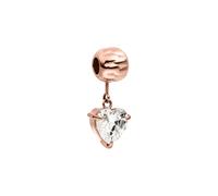 Purelei - LEI White Heart Ciondolo 100% acciaio inossidabile Ciondoli e charms 1 pieces Marrone chiaro unisex