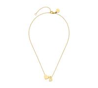 Purelei - Letter Heart B Collana 100% acciaio inossidabile Collane 1 pieces Marrone chiaro unisex