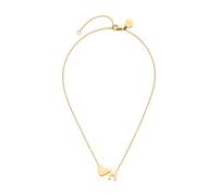 Purelei - Letter Heart H Collana 100% acciaio inossidabile Collane 1 pieces Marrone chiaro unisex