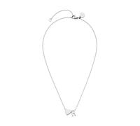 Purelei - Letter Heart R Collana 100% acciaio inossidabile Collane 1 pieces Grigio unisex