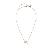 Purelei - Letter Heart U Collana 100% acciaio inossidabile Collane 1 pieces Marrone chiaro unisex