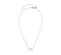 Purelei - Letter Heart X Collana 100% acciaio inossidabile Collane 1 pieces Grigio unisex