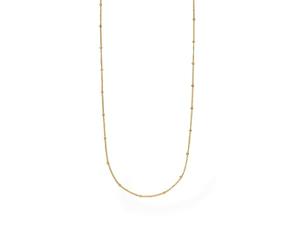 Purelei Liilii Collana Lunga da Donna - Catena a Maglie in Acciaio Inox Delicata Placata Oro o Argento - Collana Regolabile 55-60 cm - Collana Minimalista da Stratificare e Base per Charm, Eine Grösse