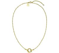 Purelei Lokahi - Collana con ciondolo (oro, argento e oro rosa), in acciaio inox, lunghezza 40/45 cm, regolabile, impermeabile, 40-45 cm, Argento sterling, Non pietra preziosa