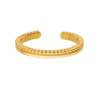 Purelei Malihini Coin Ring regolabile - Anello filigranato regolabile in oro, argento e oro rosa - Design di ispirazione orientale - Taglie S/M e M/L - Acciaio inossidabile (S/M, Oro)