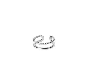 Purelei - Mau Anello 100% acciaio inossidabile Anelli 1 pieces Grigio female