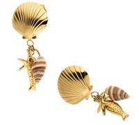 Purelei - Ocean Crush Orecchini 100% acciaio inossidabile 1 pieces Marrone chiaro unisex
