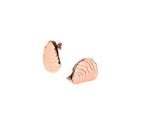 Purelei Ocean Whisper - Orecchini a forma di conchiglia, in acciaio inox placcato oro 18 carati, 9,5 g (coppia), combinabili con catena e bracciale, impermeabili, Normal, Acciaio inossidabile, Abalone