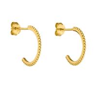 Purelei - Olani Orecchini a cerchio 100% acciaio inossidabile 1 pieces Marrone chiaro female