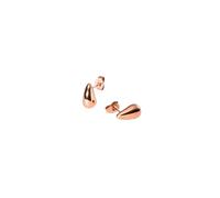 Purelei® Orecchini a goccia - Orecchini a cerchio in acciaio inossidabile 18K placcato oro - Orecchini minimalisti da donna - 10,8 x 5,7 mm - Oro/Argento/Rosé, Normal, Acciaio inossidabile, Abalone
