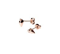 Purelei - Orecchini a perno Oceanside - Piccoli orecchini a conchiglia in acciaio inox in oro, argento o oro rosa - Gioielli da donna minimalisti con atmosfere marinare Aloha - 4 x 6,8 mm, 0,8 g