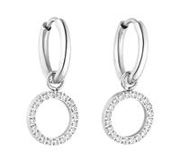 Purelei Orecchini Closed Glow- Orecchini donna in resistente acciaio inossidabile - Orecchini argento impermeabili da donna - Diametro 1,4 cm cm - Gioielli per un look personalizzato