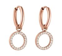 Purelei Orecchini Closed Glow- Orecchini donna in resistente acciaio inossidabile - Orecchini argento impermeabili da donna - Diametro 1,4 cm cm - Gioielli per un look personalizzato