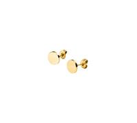 PURELEI® Orecchini da uomo - Orecchini rotondi in acciaio inox placcato oro 18 carati o argento - Design minimalista - 7,5 mm di diametro - Gioielli senza tempo per uomini, Normal, Acciaio