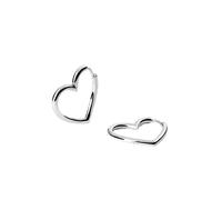 Purelei - Hearts Orecchini a cerchio 100% argento sterling 1 pieces Grigio female