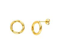 PURELEI Orecchini Kaula - Orecchini da donna in acciaio inox durevole - Orecchini impermeabili da donna - 13 mm di diametro - Bigiotteria per il tuo look personalizzato, 1.3 Zentimeter, Argento