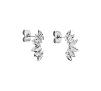Purelei Orecchini Leaf - Impermeabili - In acciaio inossidabile - Placcati in oro 14 carati - Argento e placcati in oro rosa 18 carati - Orecchini naturali ed eleganti, Normale, Acciaio inossidabile