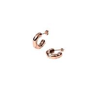 Purelei Orecchini Life - Orecchini a cerchio con zirconi - Acciaio inossidabile placcato oro 18 carati - Design irregolare con dettagli scintillanti - Impermeabile, Normal, Acciaio inossidabile