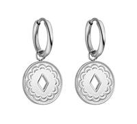 PURELEI® Orecchini Lolani (Argento) - Orecchini donna in resistente acciaio inossidabile - Orecchini argento impermeabili da donna - Diametro 1,4 cm - Gioielli per un look personalizzato