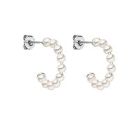 PURELEI® Pure Soul - Orecchini da donna, impermeabili, con perle in acciaio inox, idea regalo per donna, Acciaio inossidabile