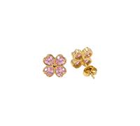 Purelei - Rosa Cuore Orecchini 100% acciaio inossidabile 1 pieces Marrone chiaro unisex